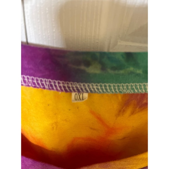 Womans Tie Dye Short Sleeve T-shirt Shein XL - Picture 3 of 3